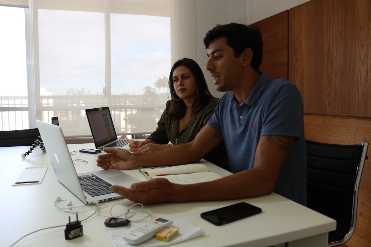Gabriel Campaner em mentoria Be Influencer com Mariana Queiroz, em 2018