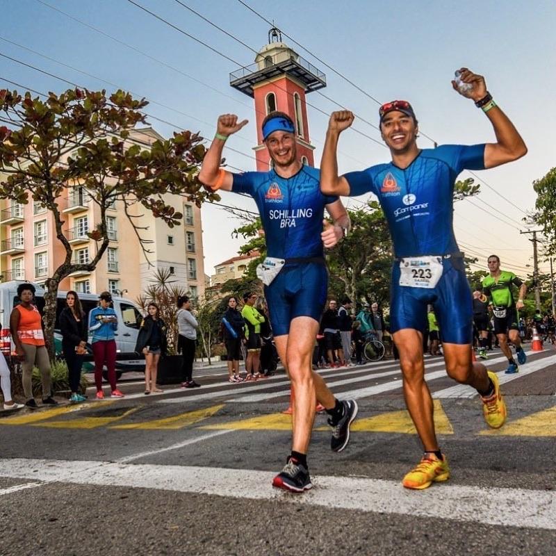 Foto de arquivo: Ironman Brasil, com a gCampaner no uniforme